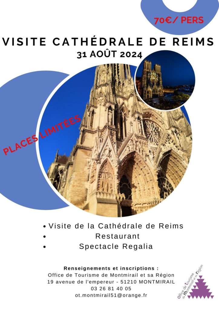 OTMR – Visite cathédrale de Reims le 31 août
