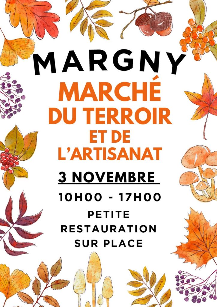 Margny – Marché du terroir le 3 novembre