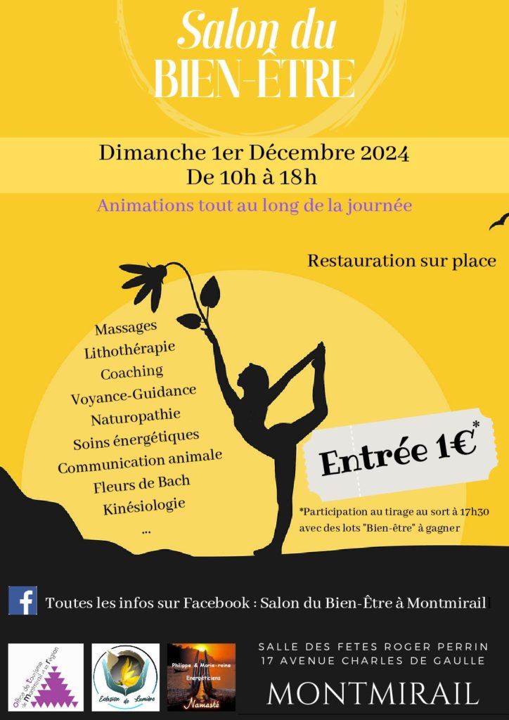 OTMR – Salon du bien être le dimanche 1er décembre 2024 de 10h à 18h